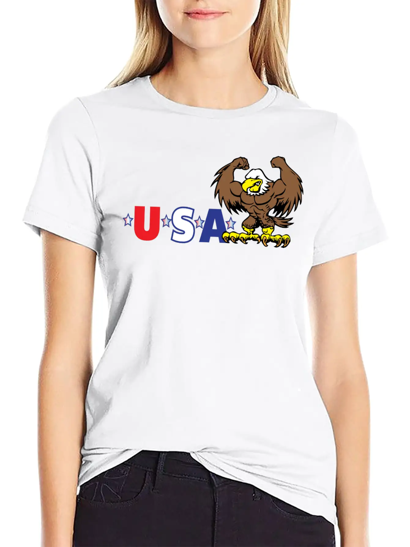 Usa 2 Relaxed Everyday Tee – Lightweight And Durable Cotton