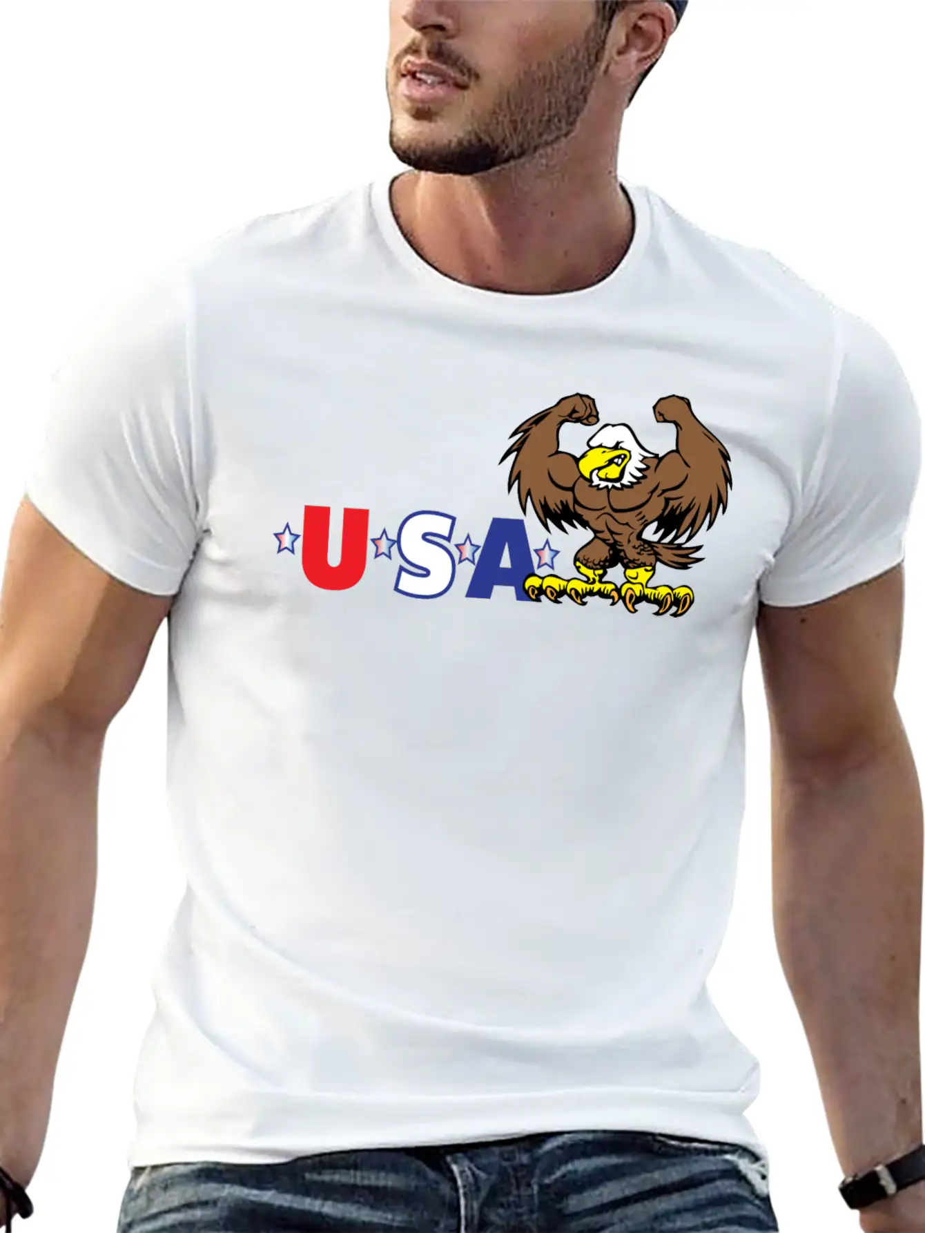 Usa 2 Relaxed Everyday Tee – Lightweight And Durable Cotton