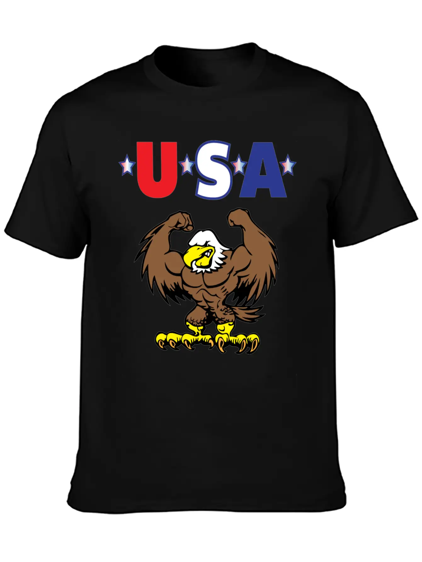 Usa 3 Lightweight Cotton T-Shirt – Daily Comfort Graphic Shirt
