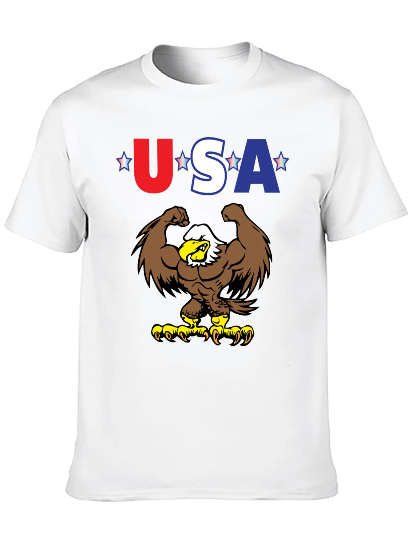 Usa 3 Lightweight Cotton T-Shirt – Daily Comfort Graphic Shirt