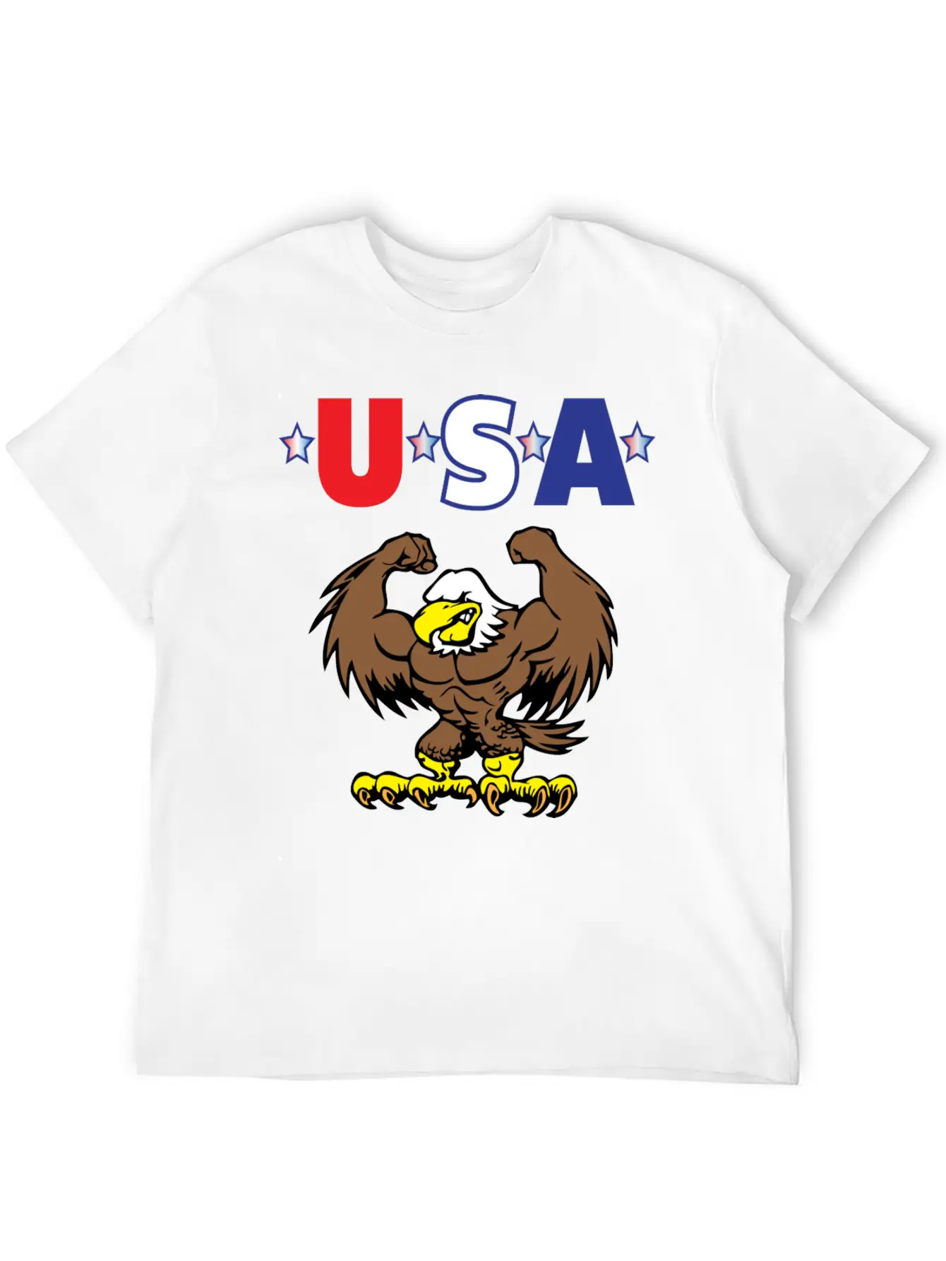 Usa 3 Lightweight Cotton T-Shirt – Daily Comfort Graphic Shirt