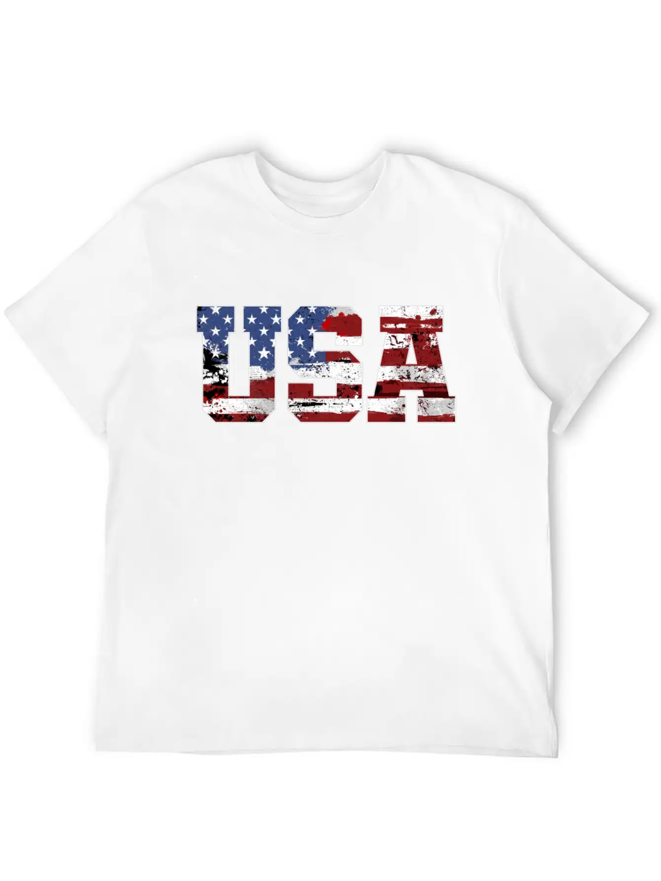 USA American Flag Classic Fit Graphic Tee For Daily Comfort – Unisex Cotton Shirt