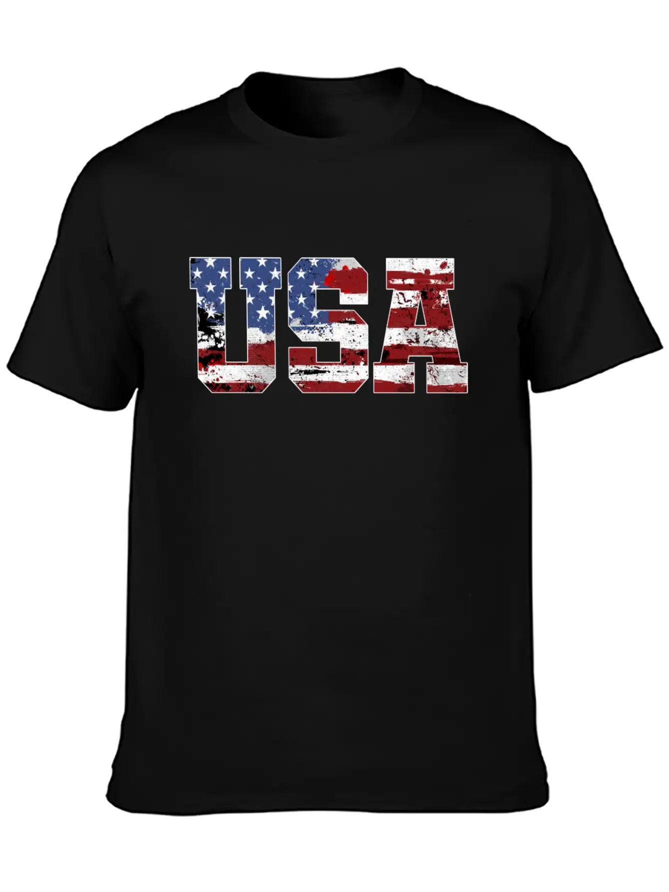 USA American Flag Classic Fit Graphic Tee For Daily Comfort – Unisex Cotton Shirt