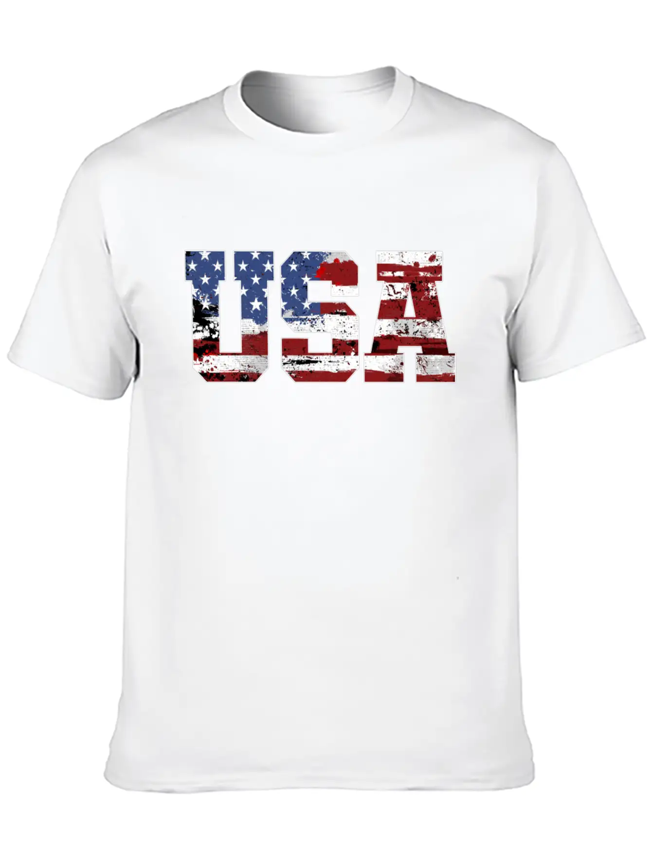 USA American Flag Classic Fit Graphic Tee For Daily Comfort – Unisex Cotton Shirt