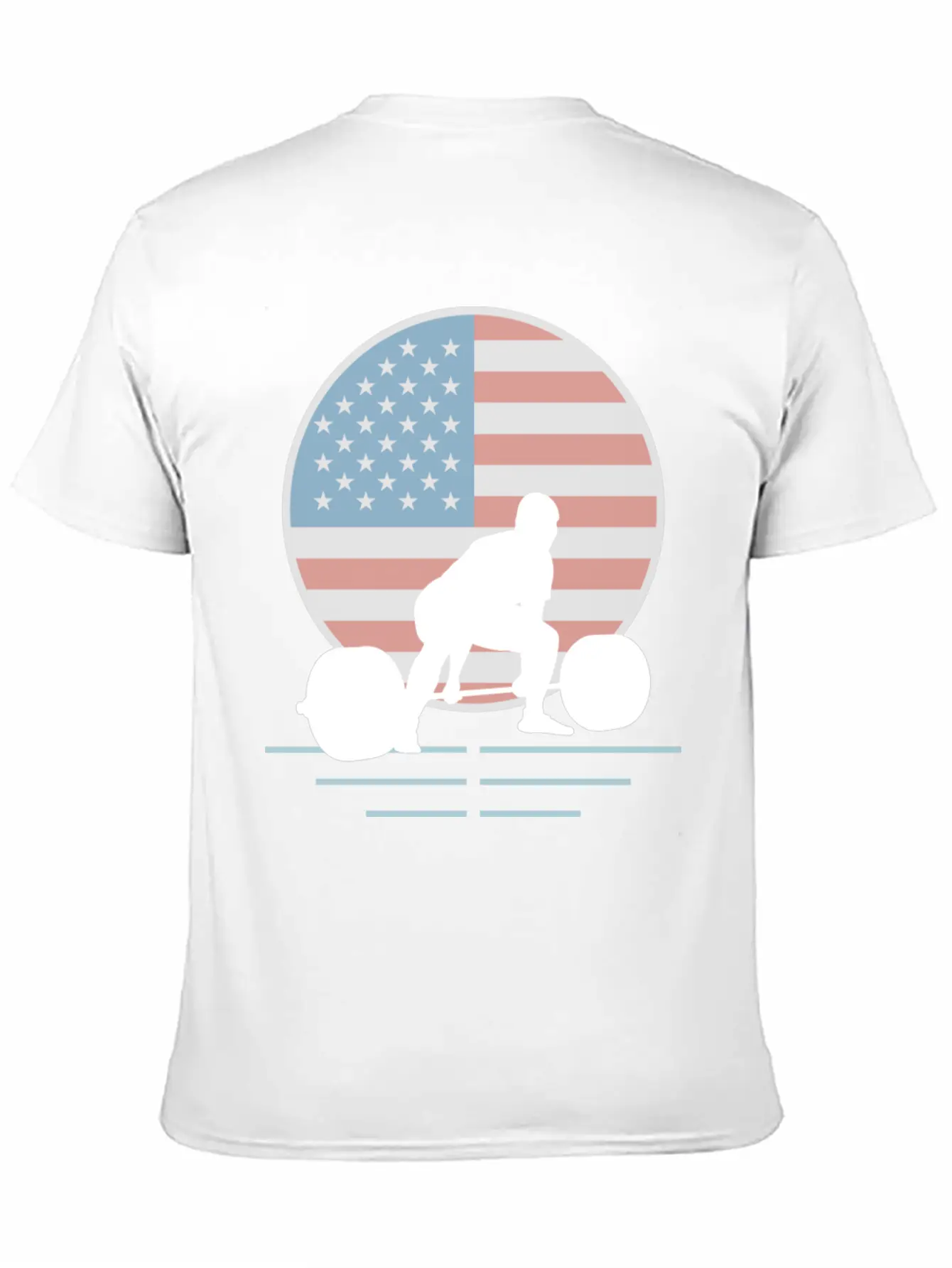 Usa Flag Deadlift Powerlifting Basic Graphic T-Shirt – Daily Comfort In Soft Cotton