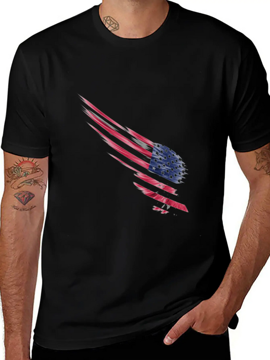 Usa Flag Unisex Casual T-Shirt – Clean Design For Daily Comfort