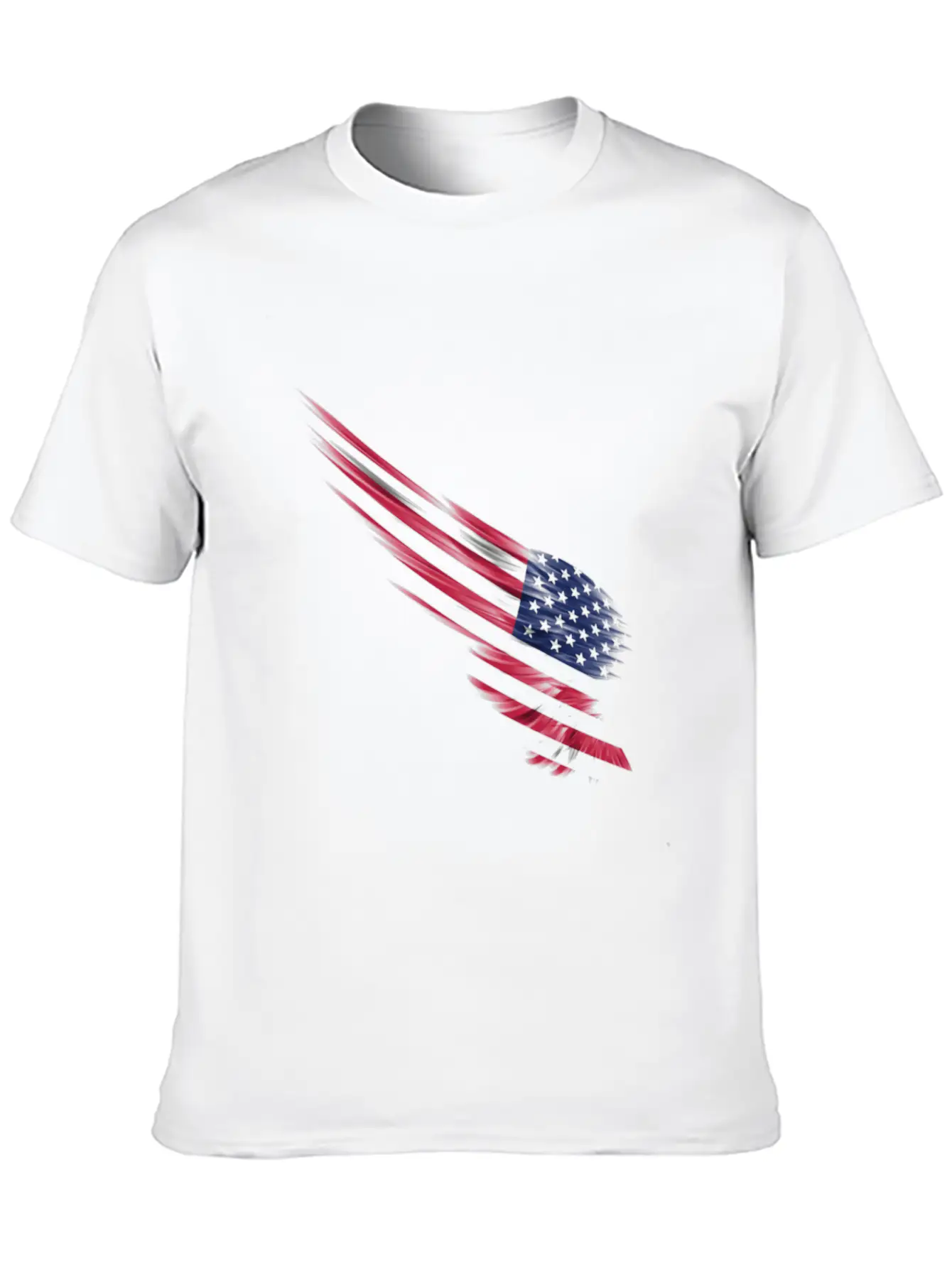 Usa Flag Unisex Casual T-Shirt – Clean Design For Daily Comfort