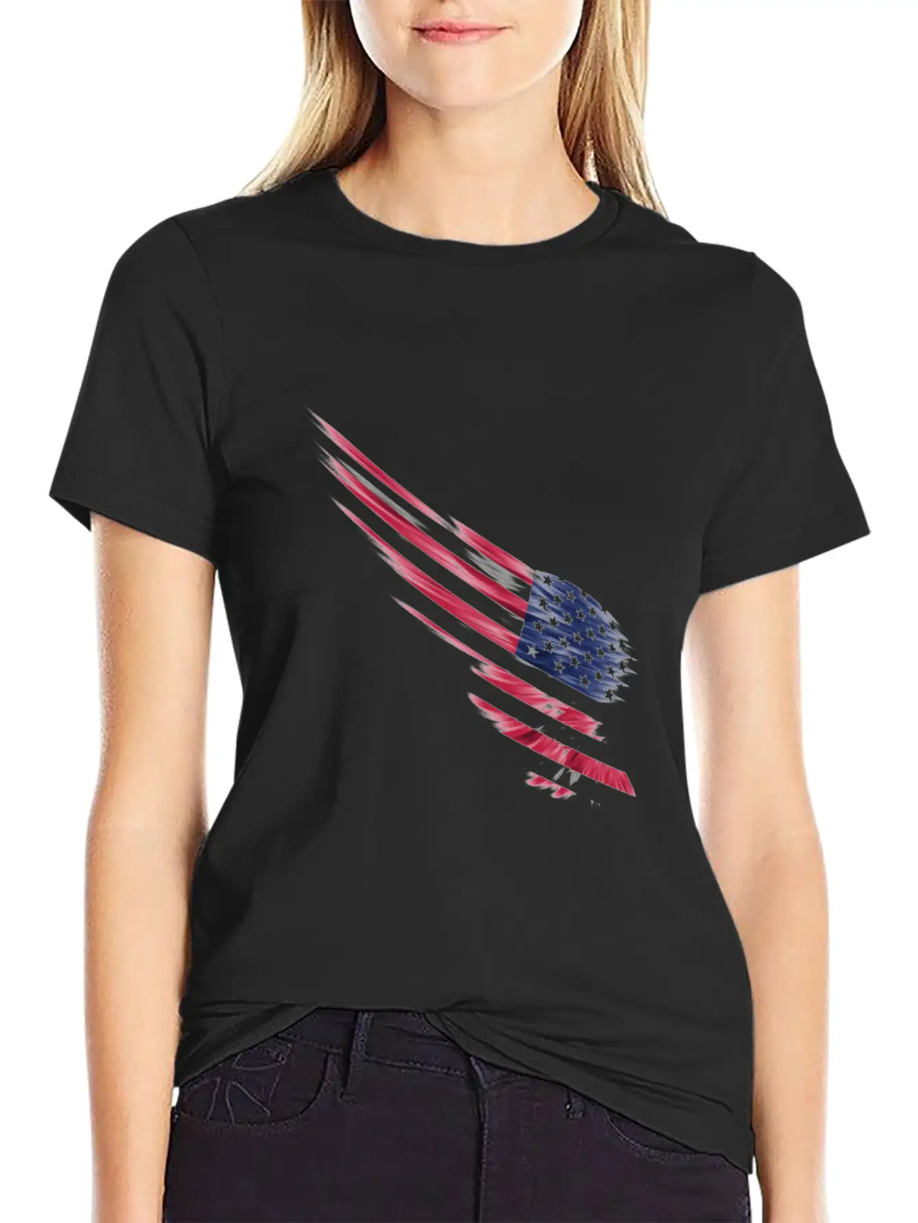 Usa Flag Unisex Casual T-Shirt – Clean Design For Daily Comfort