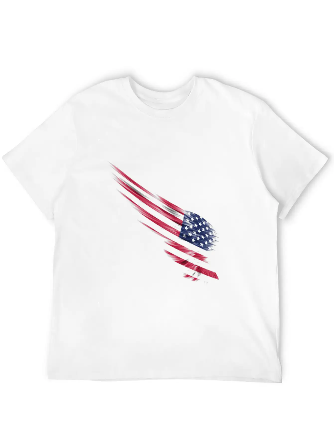 Usa Flag Unisex Casual T-Shirt – Clean Design For Daily Comfort