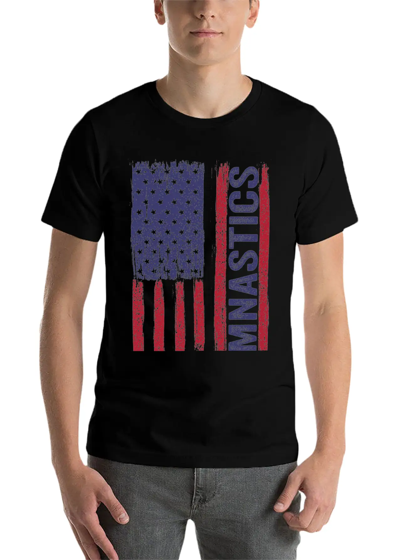 USA Gymnastics Flag Essential Cotton Tee For Daily Outfits – Unisex Style
