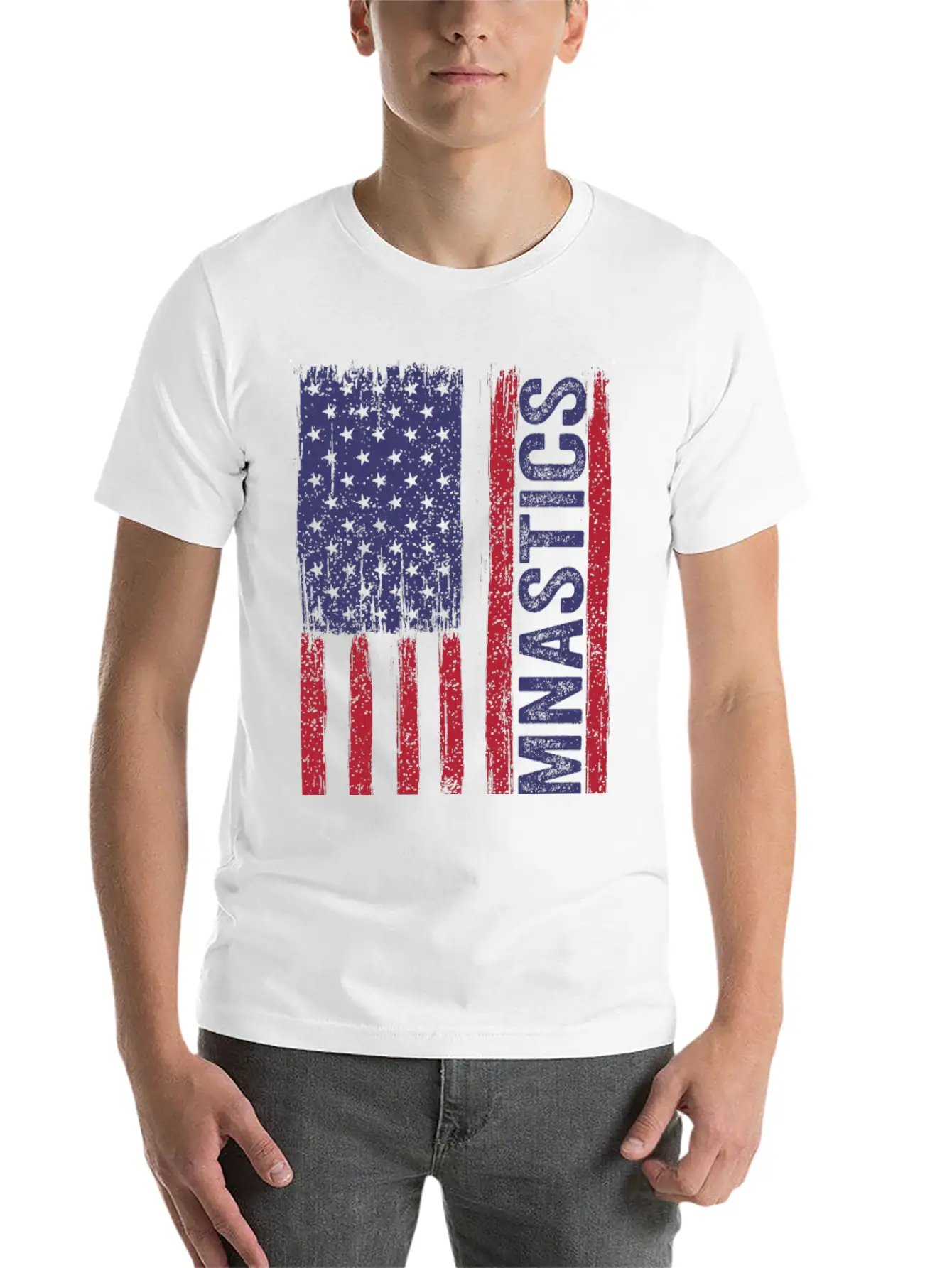 USA Gymnastics Flag Essential Cotton Tee For Daily Outfits – Unisex Style