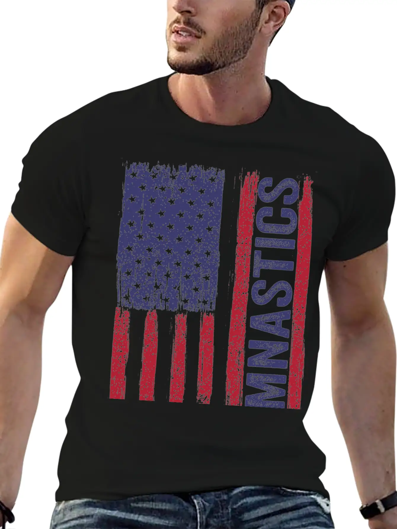 USA Gymnastics Flag Essential Cotton Tee For Daily Outfits – Unisex Style