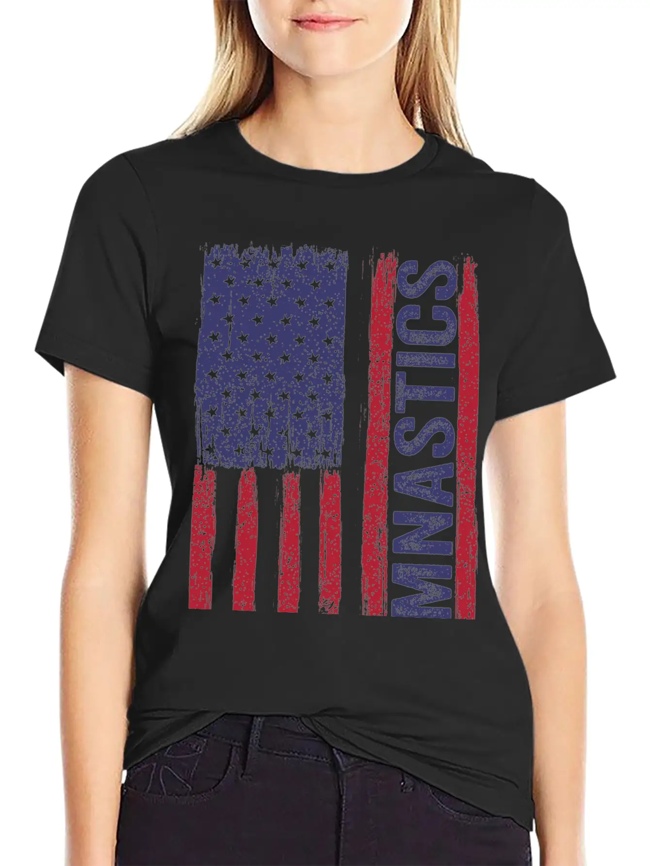 USA Gymnastics Flag Essential Cotton Tee For Daily Outfits – Unisex Style