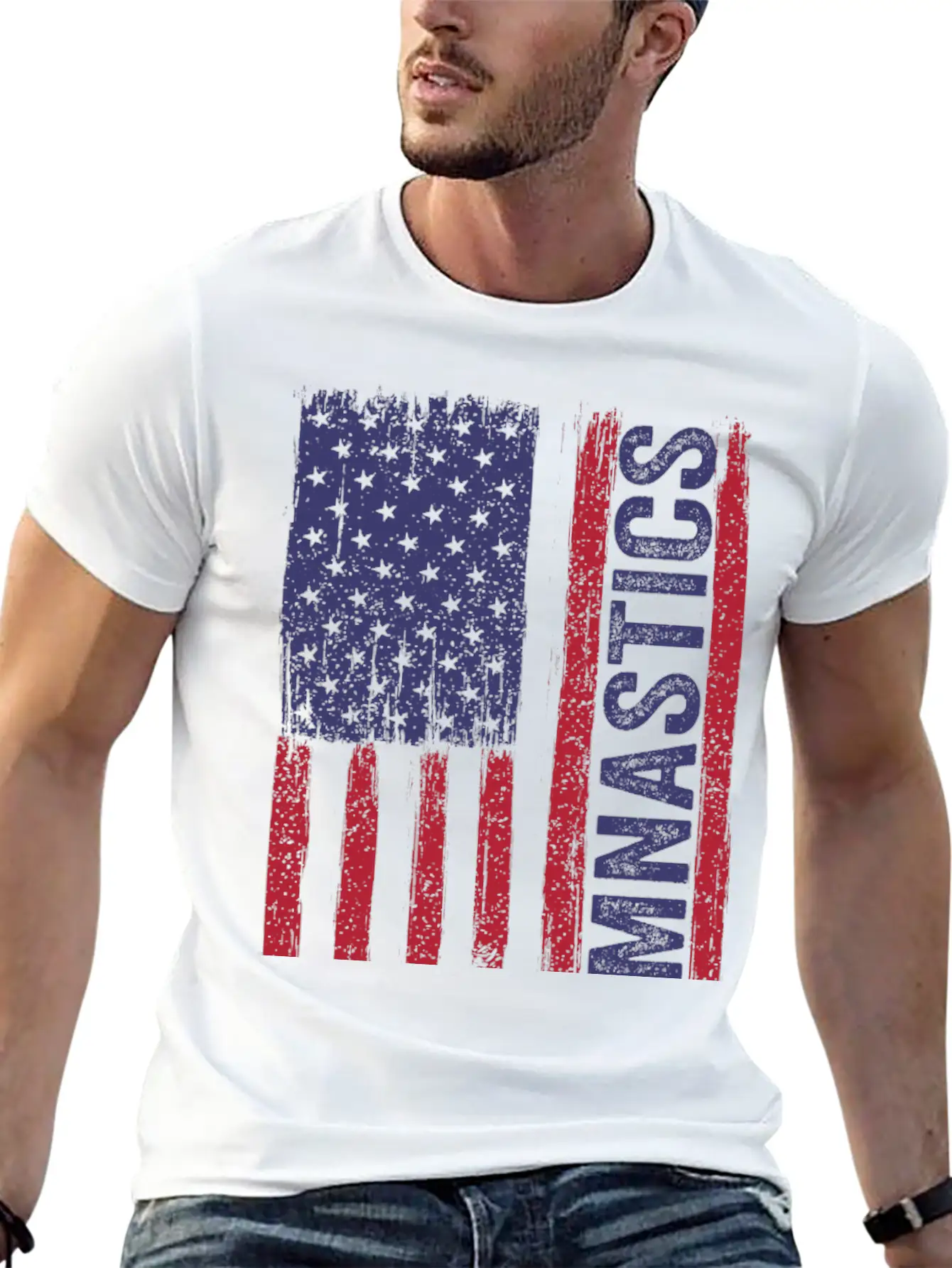 USA Gymnastics Flag Essential Cotton Tee For Daily Outfits – Unisex Style