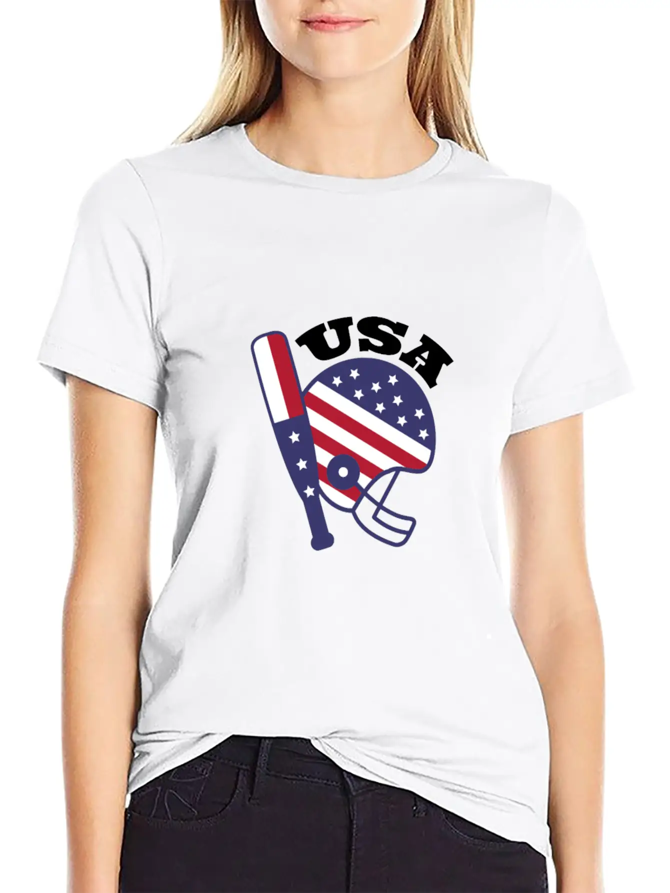 USA Sports Stylish Everyday T-Shirt – Unisex Basic Cotton Tee