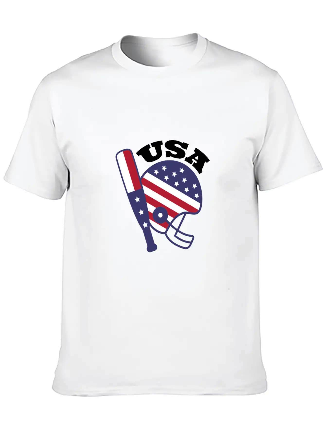 USA Sports Stylish Everyday T-Shirt – Unisex Basic Cotton Tee