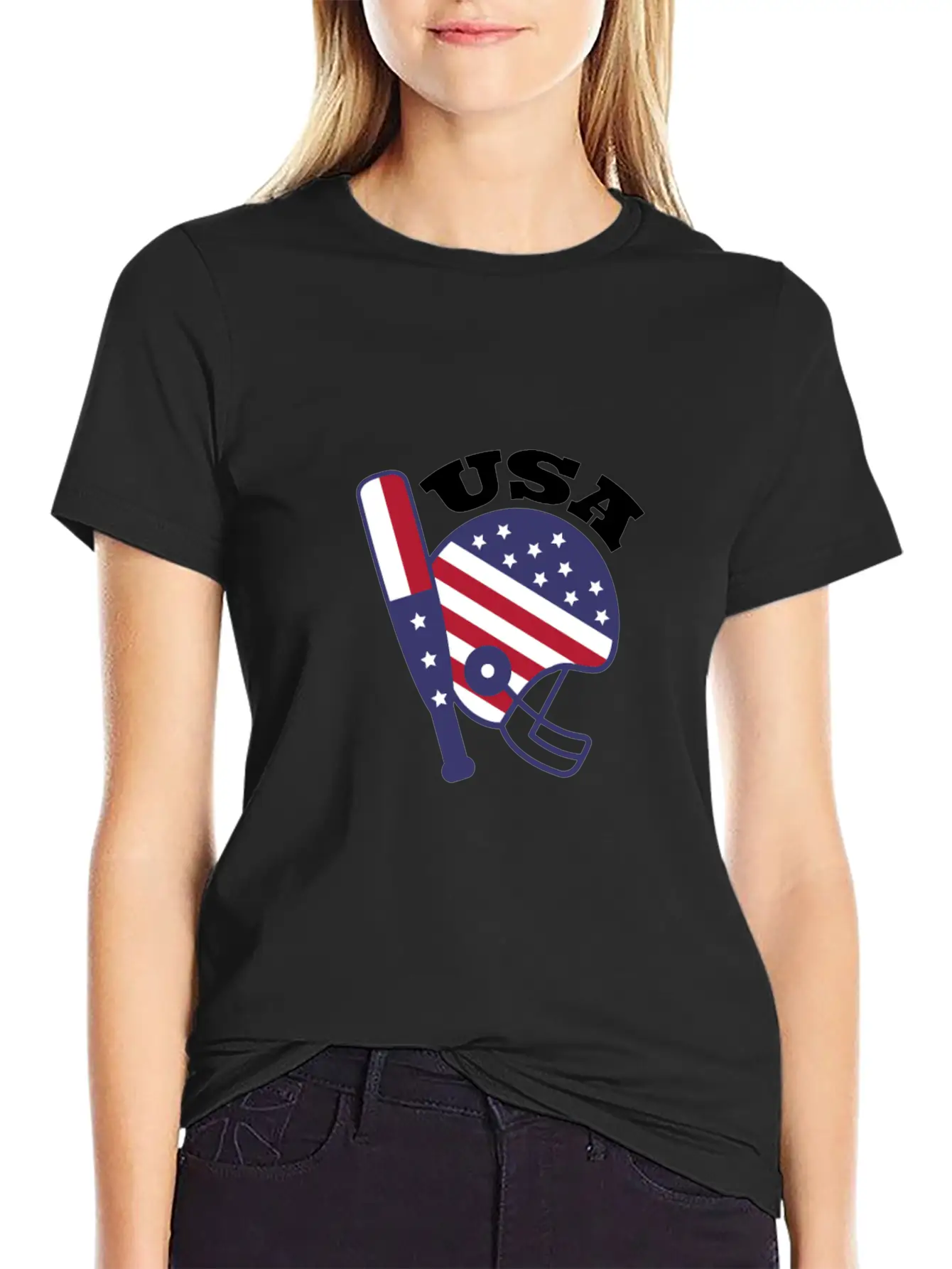 USA Sports Stylish Everyday T-Shirt – Unisex Basic Cotton Tee