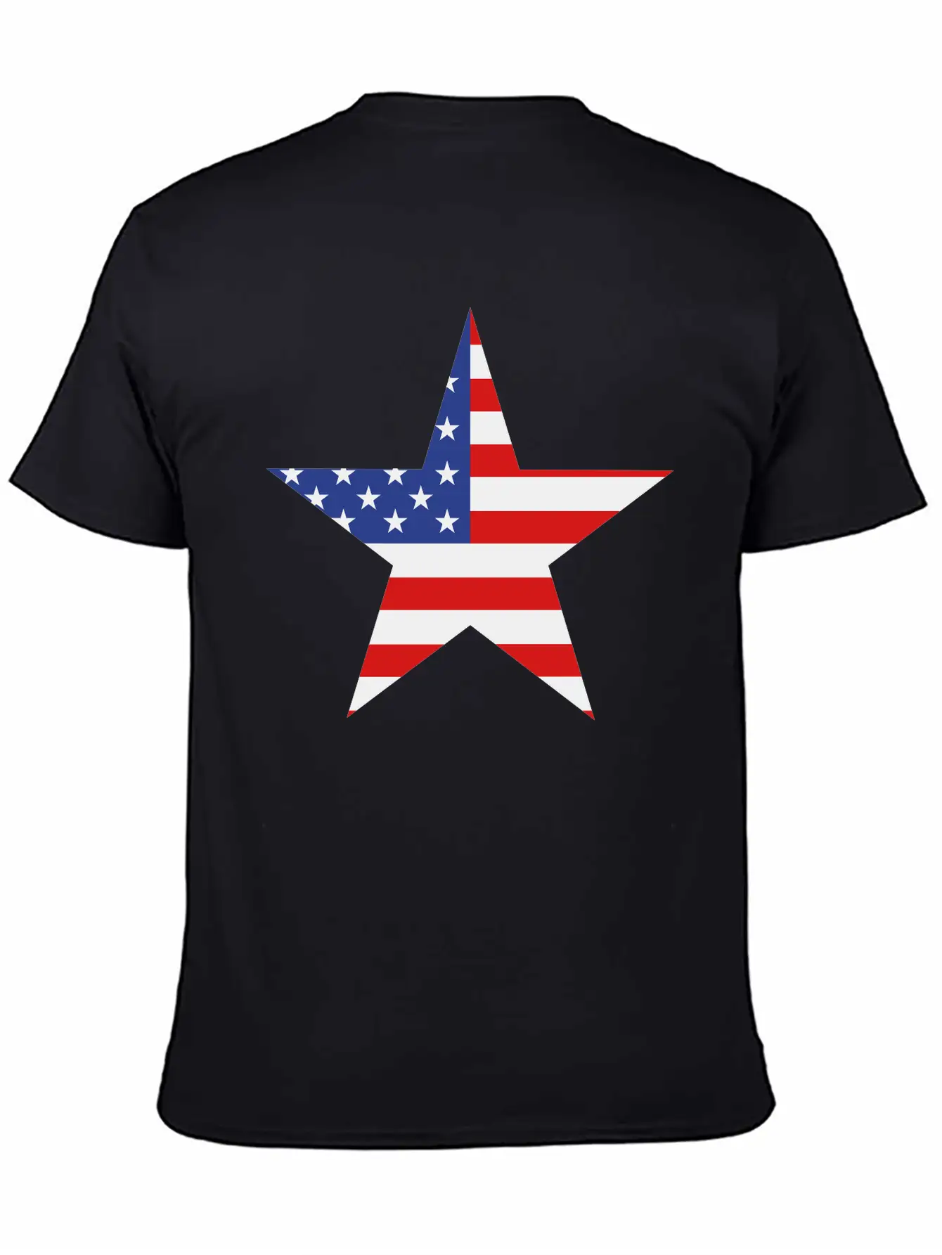 USA Star Modern Fit Casual T-Shirt ��� Clean And Versatile Design
