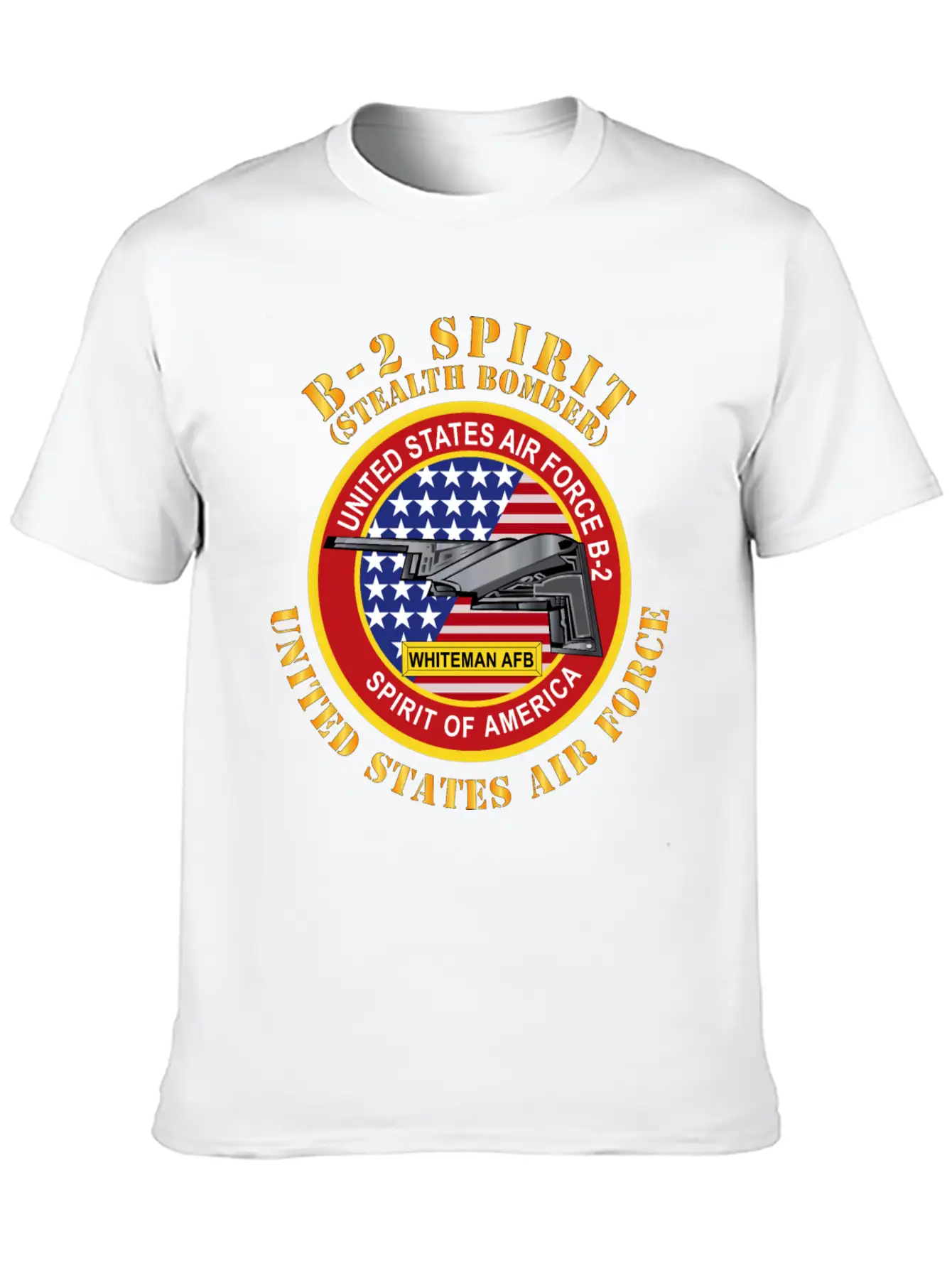 USAF B2 Spirit Stealth Bomber Modern Fit Casual T-Shirt – Clean And Versatile Design