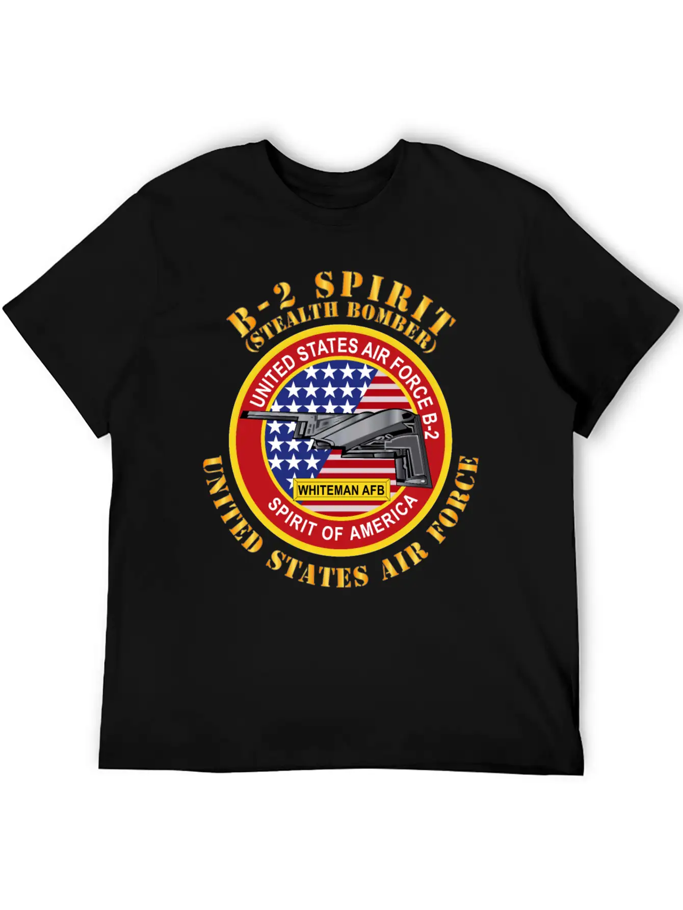 USAF B2 Spirit Stealth Bomber Modern Fit Casual T-Shirt – Clean And Versatile Design