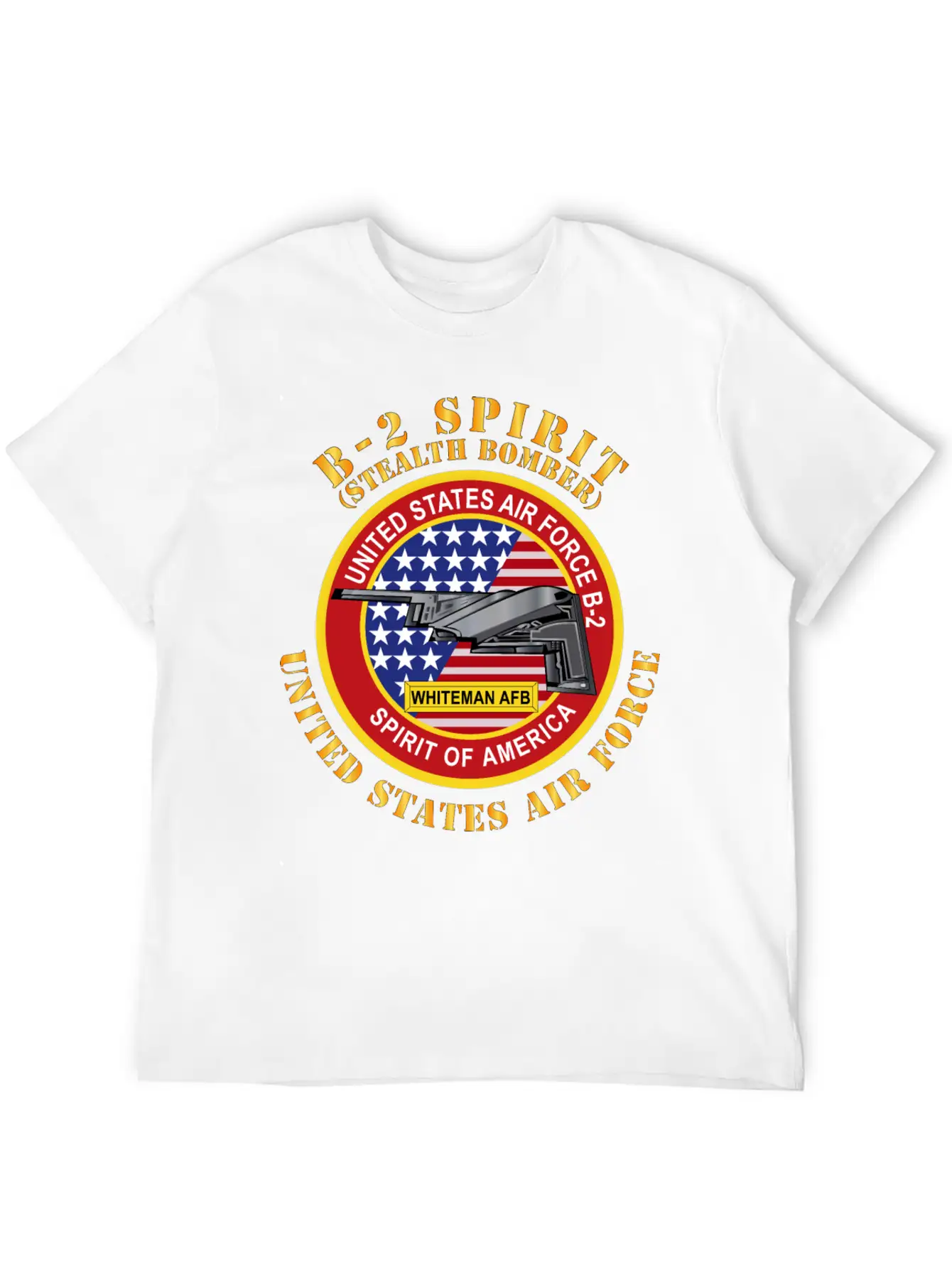 USAF B2 Spirit Stealth Bomber Modern Fit Casual T-Shirt – Clean And Versatile Design