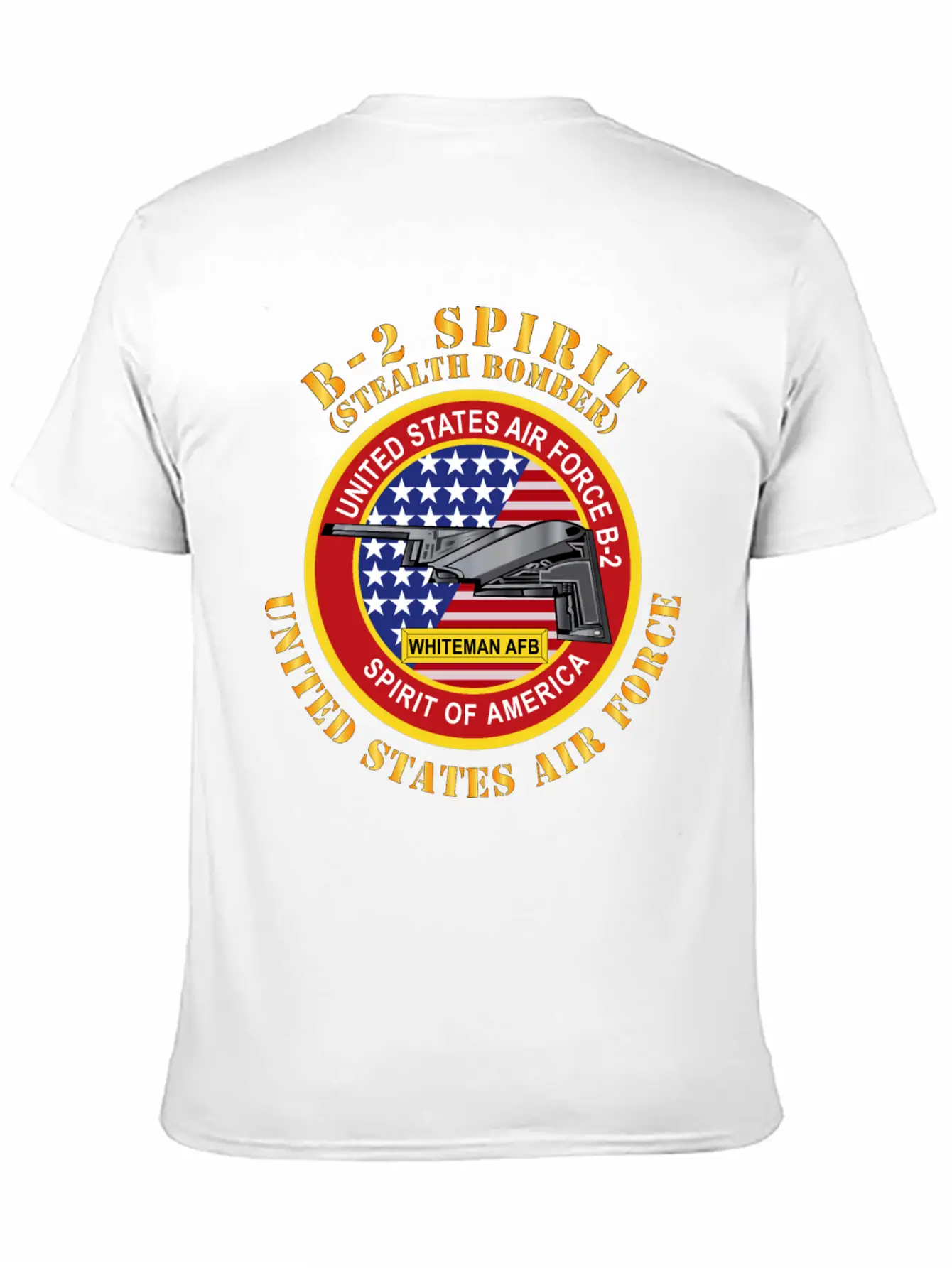 USAF B2 Spirit Stealth Bomber Modern Fit Casual T-Shirt – Clean And Versatile Design