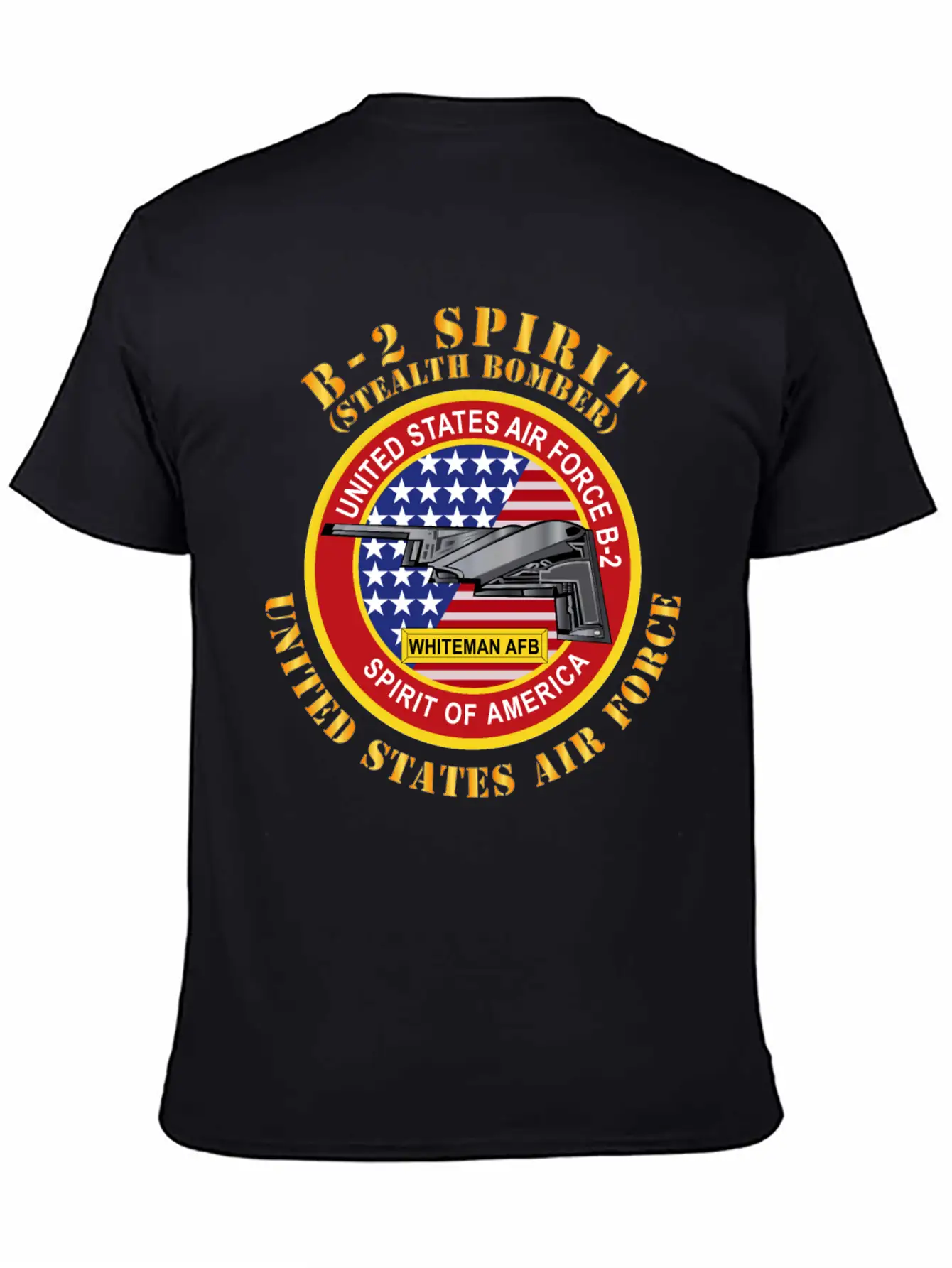 USAF B2 Spirit Stealth Bomber Modern Fit Casual T-Shirt – Clean And Versatile Design