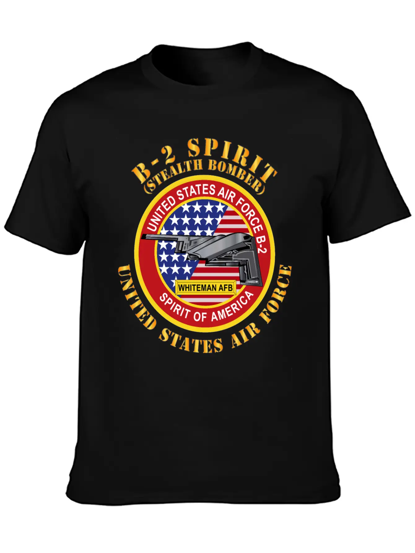 USAF B2 Spirit Stealth Bomber Modern Fit Casual T-Shirt – Clean And Versatile Design