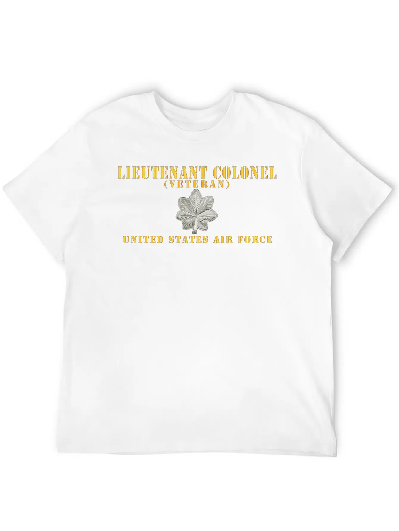 USAF Lieutenant Colonel LTC Veteran X 300 Hat Relaxed Everyday Tee – Lightweight And Durable Cotton