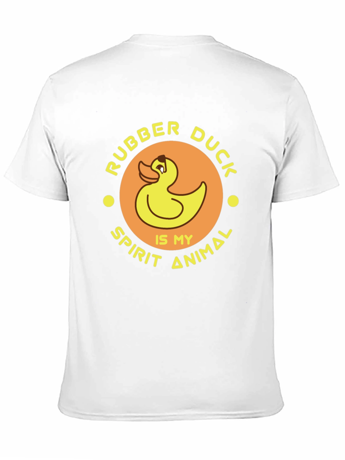 Rubber Duck Spirit Animal Black T-Shirt