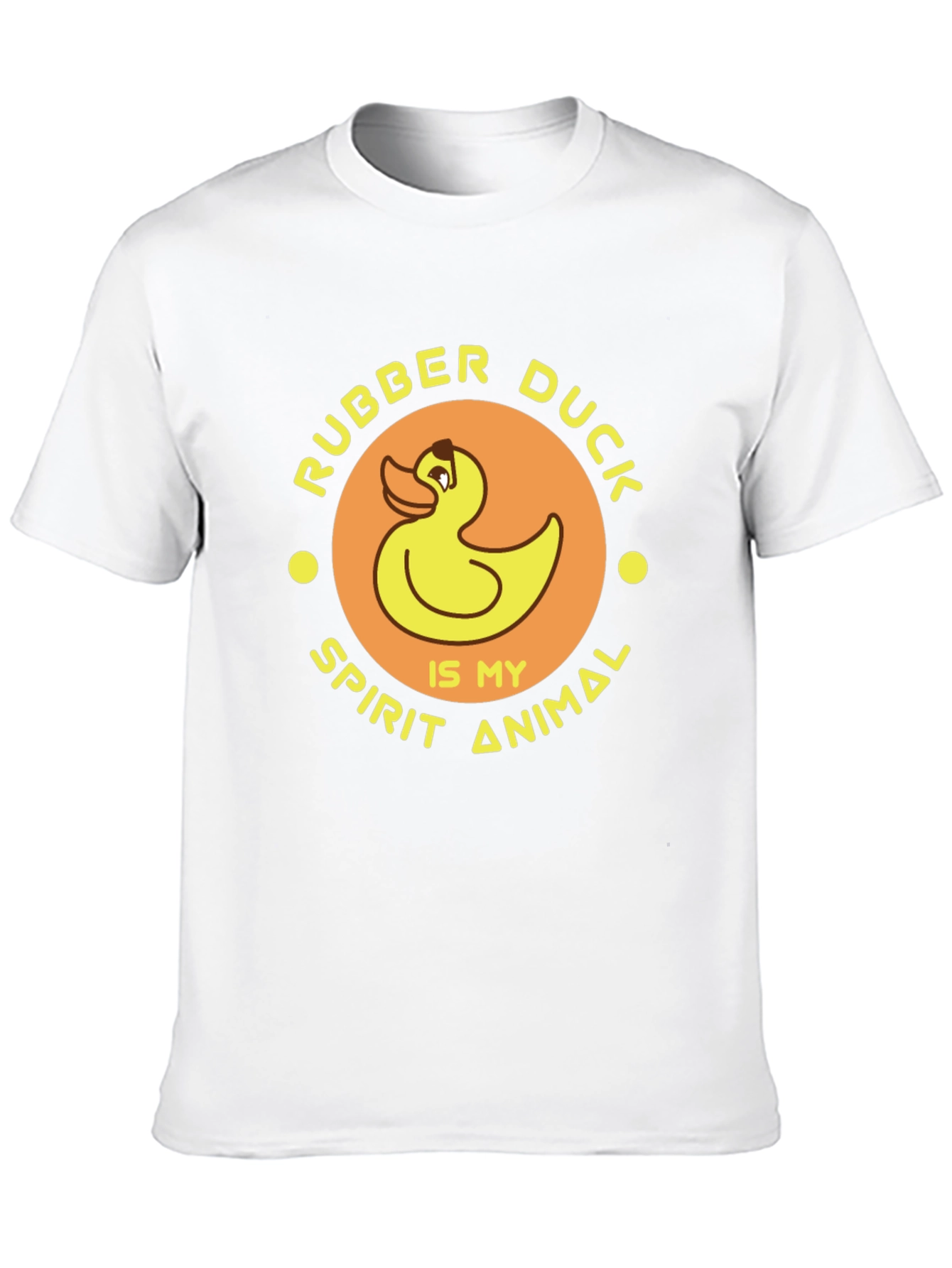 Rubber Duck Spirit Animal Black T-Shirt