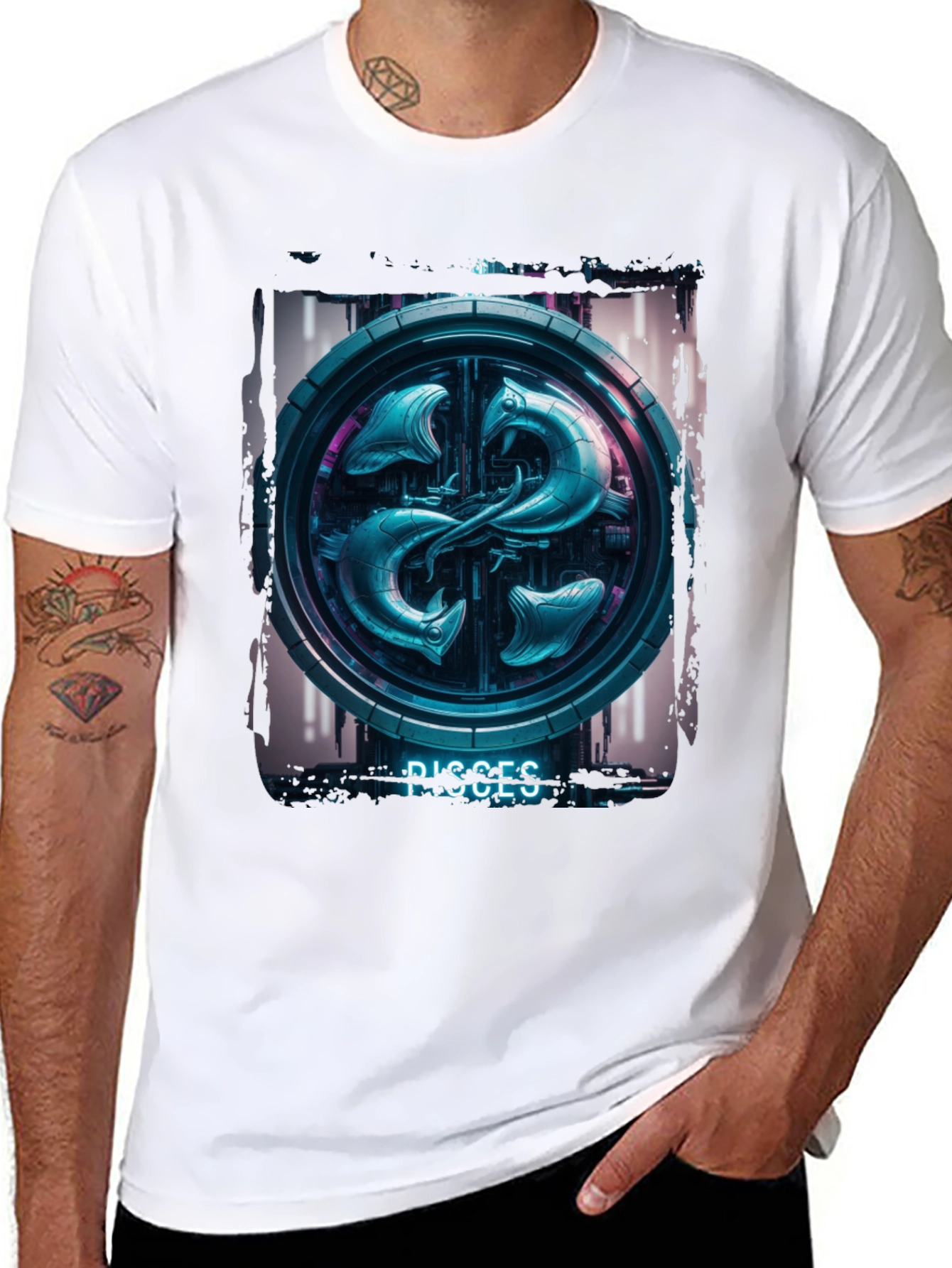 Pisces Zodiac Graphic Tee - Stylish Horoscope T-Shirt