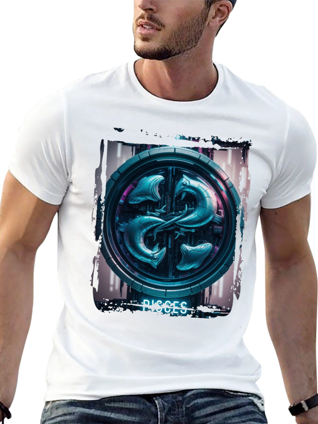 Pisces Zodiac Graphic Tee - Stylish Horoscope T-Shirt