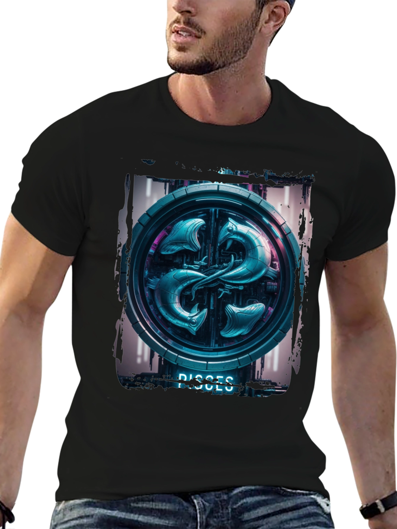 Pisces Zodiac Graphic Tee - Stylish Horoscope T-Shirt