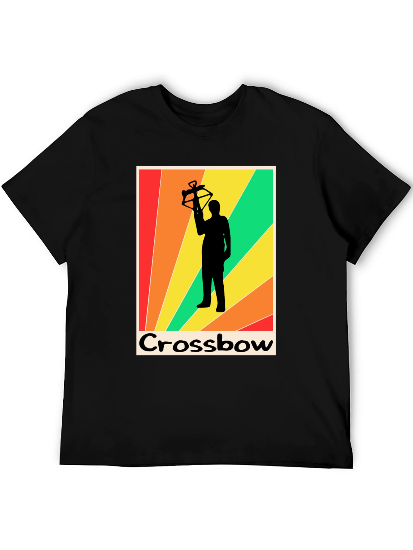 Retro Crossbow T-Shirt - Archer Silhouette Tee