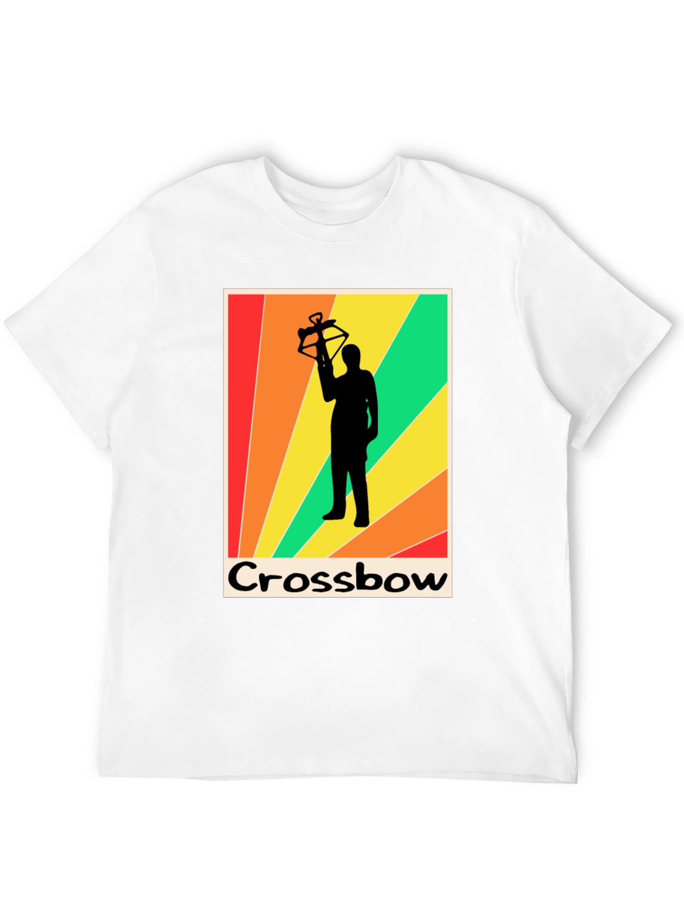 Retro Crossbow T-Shirt - Archer Silhouette Tee