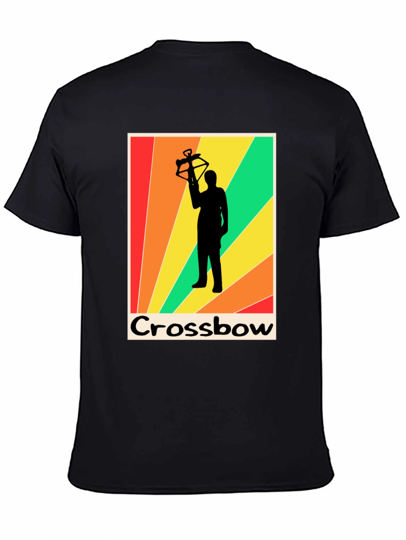 Retro Crossbow T-Shirt - Archer Silhouette Tee