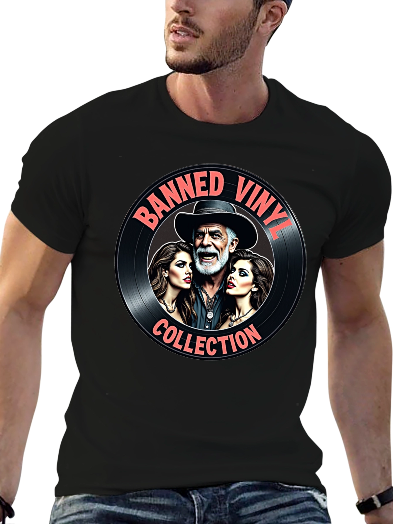 Banned Vinylz Collection Graphic Tee