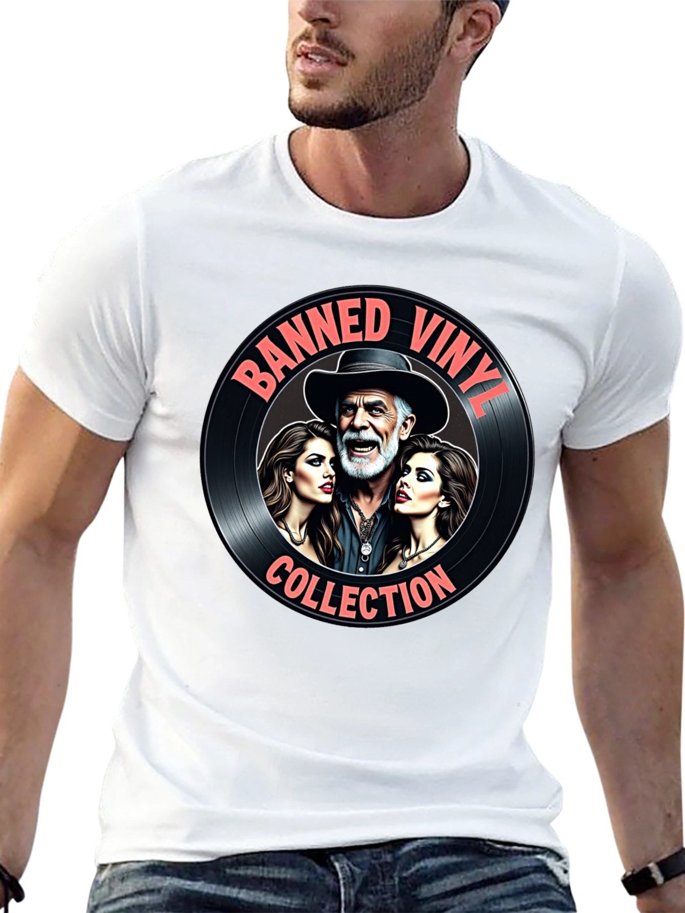 Banned Vinylz Collection Graphic Tee