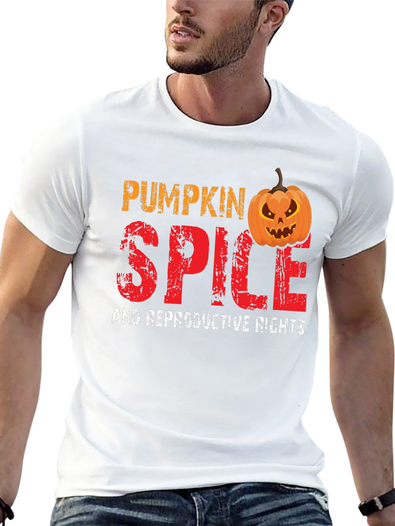 Pumpkin Spice Reproductive Rights Graphic Tee