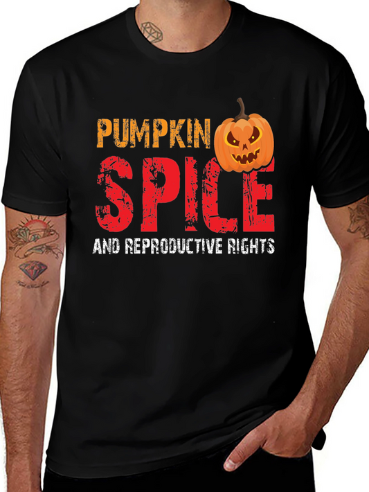 Pumpkin Spice Reproductive Rights Graphic Tee