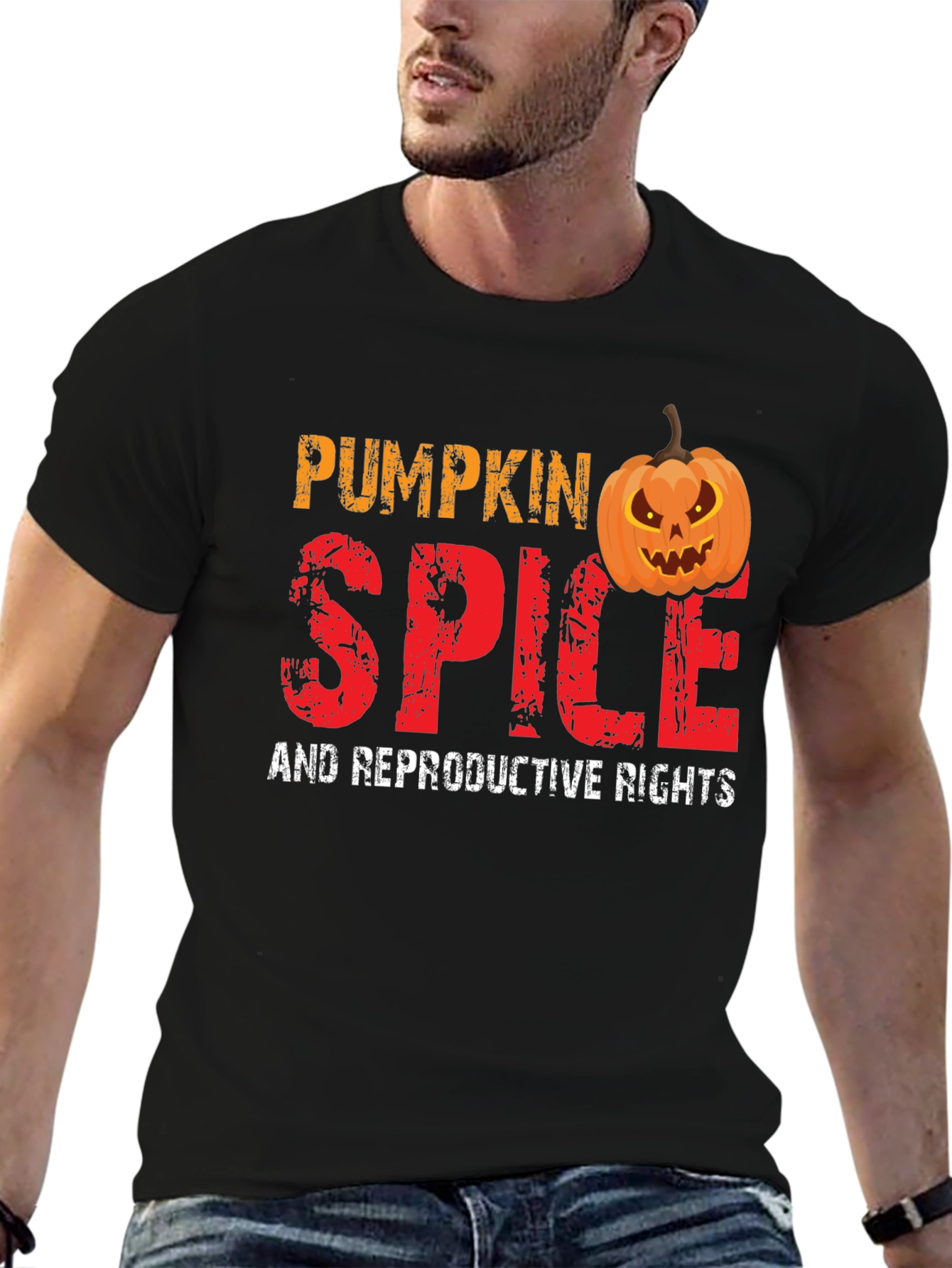 Pumpkin Spice Reproductive Rights Graphic Tee