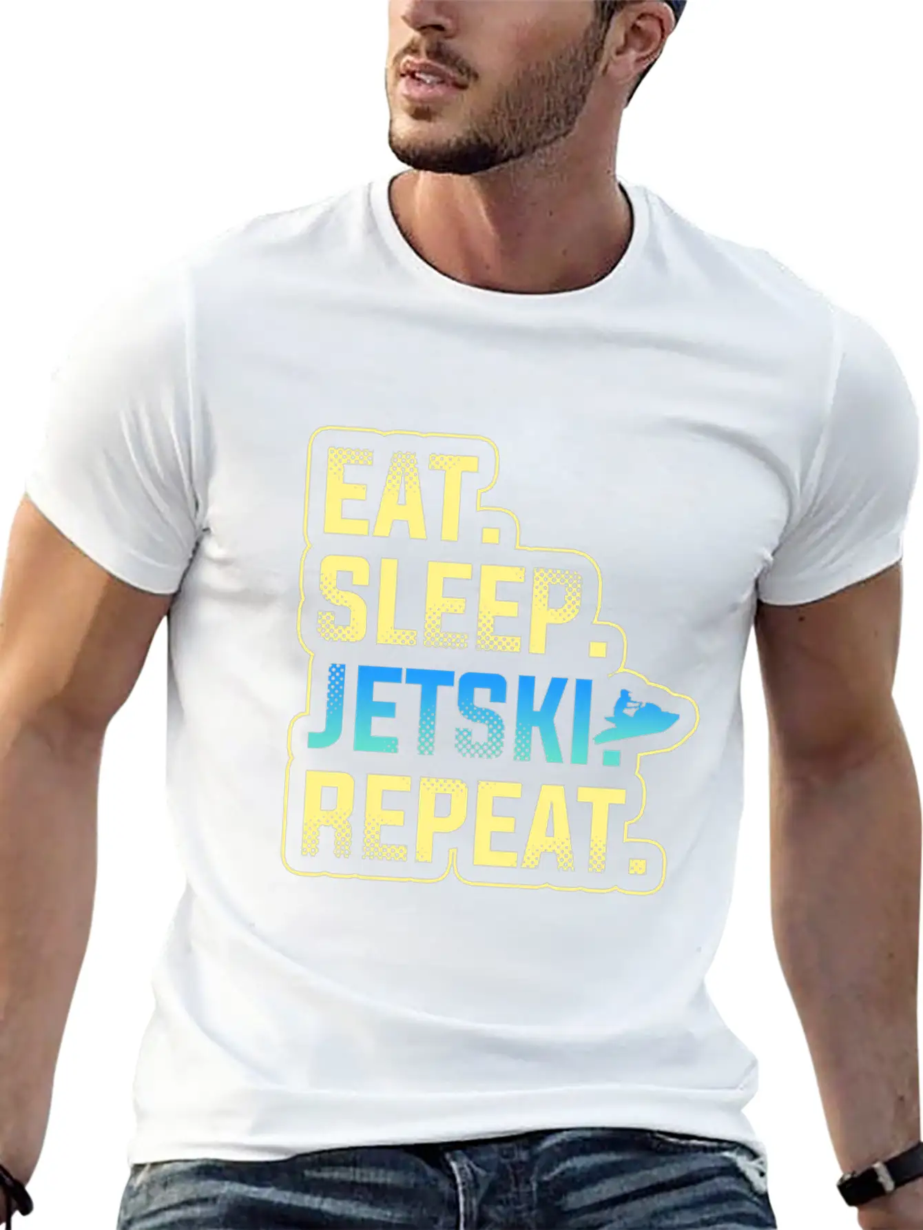Vacation, Holidays, Sand, Sun, Wave, Riding, Drive Modern Fit Casual T-Shirt – Clean And Versatile Design