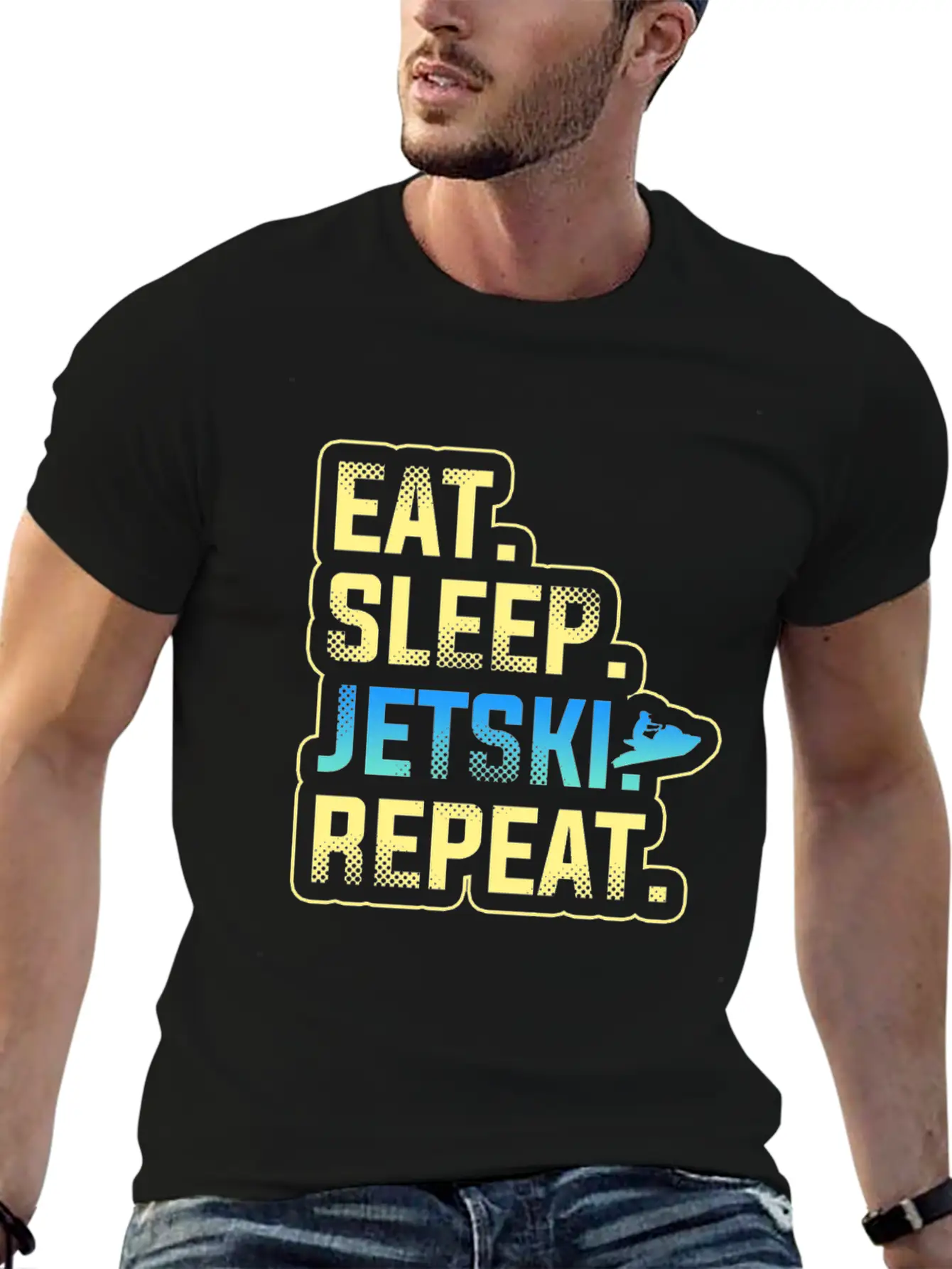 Vacation, Holidays, Sand, Sun, Wave, Riding, Drive Modern Fit Casual T-Shirt – Clean And Versatile Design