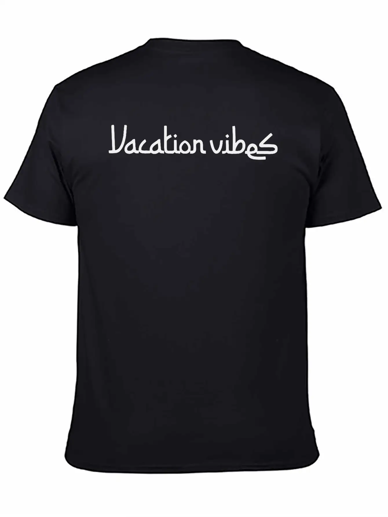 Vacation Vibes Modern Fit Casual T-Shirt ��� Clean And Versatile Design