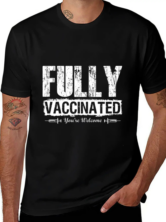 Vaccinated 2021 Thank You Medicine Unisex Casual T-Shirt ��� Clean Design For Daily Comfort
