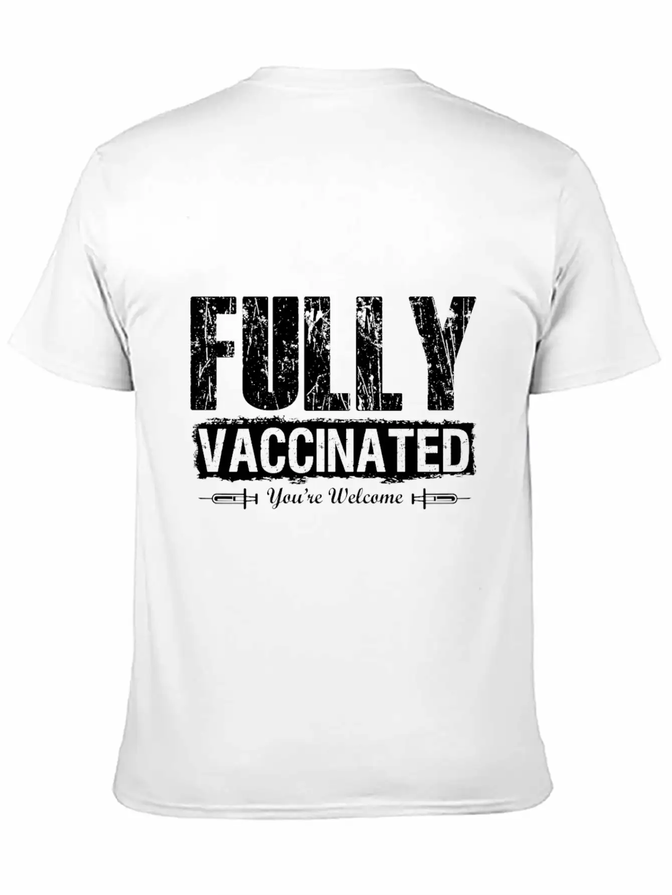 Vaccinated 2021 Thank You Medicine Unisex Casual T-Shirt ��� Clean Design For Daily Comfort