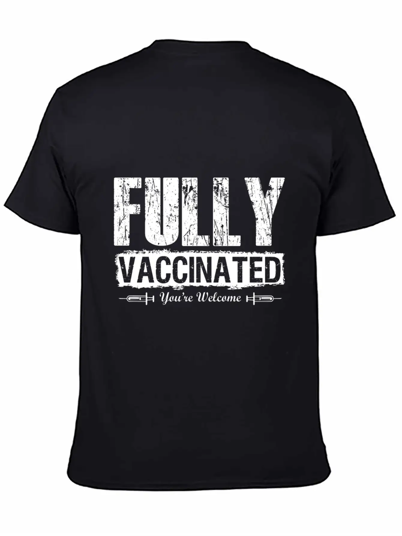 Vaccinated 2021 Thank You Medicine Unisex Casual T-Shirt ��� Clean Design For Daily Comfort