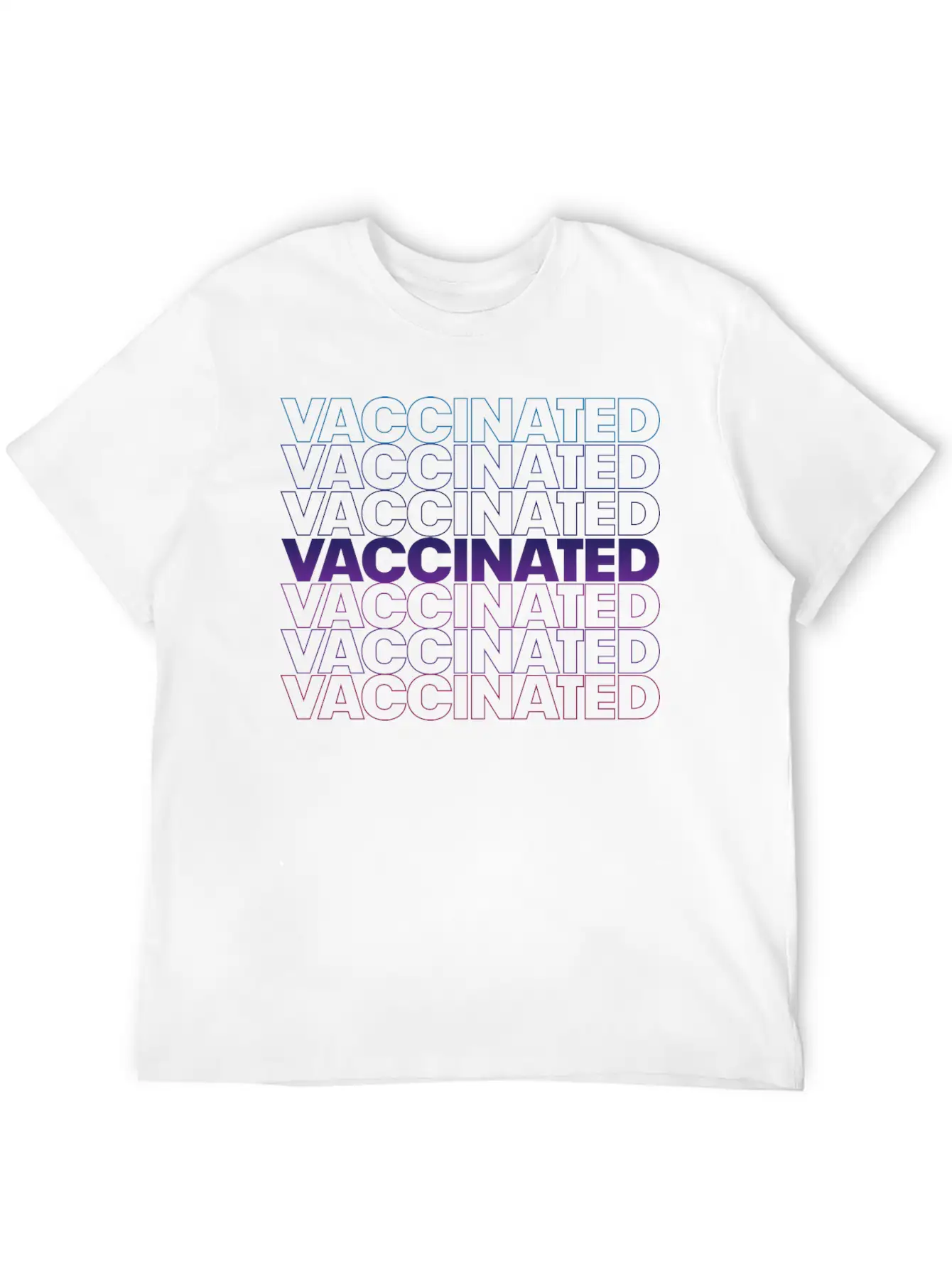 Vaccinated Basic Graphic T-Shirt – Daily Comfort In Soft Cotton