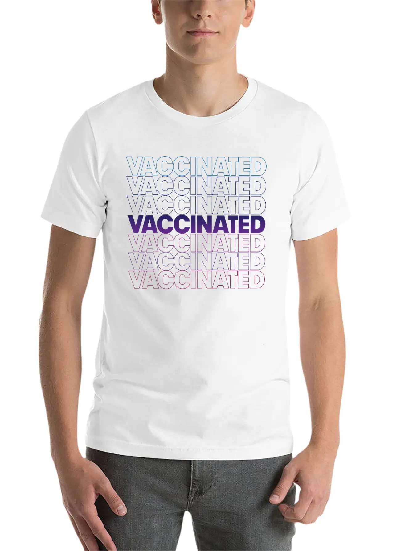 Vaccinated Basic Graphic T-Shirt – Daily Comfort In Soft Cotton